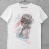 Frau Mit Eis T-Shirt weiß Bio-Baumwolle