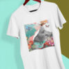 There Is No Planet B Bio-T-Shirt weiß Motiv für Tag der Erde