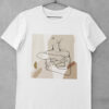 Umarmung T-Shirt Bio-Baumwolle Man und Frau Lineart
