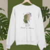Proud and Natural Sweatshirt weiß mit femininem Motiv