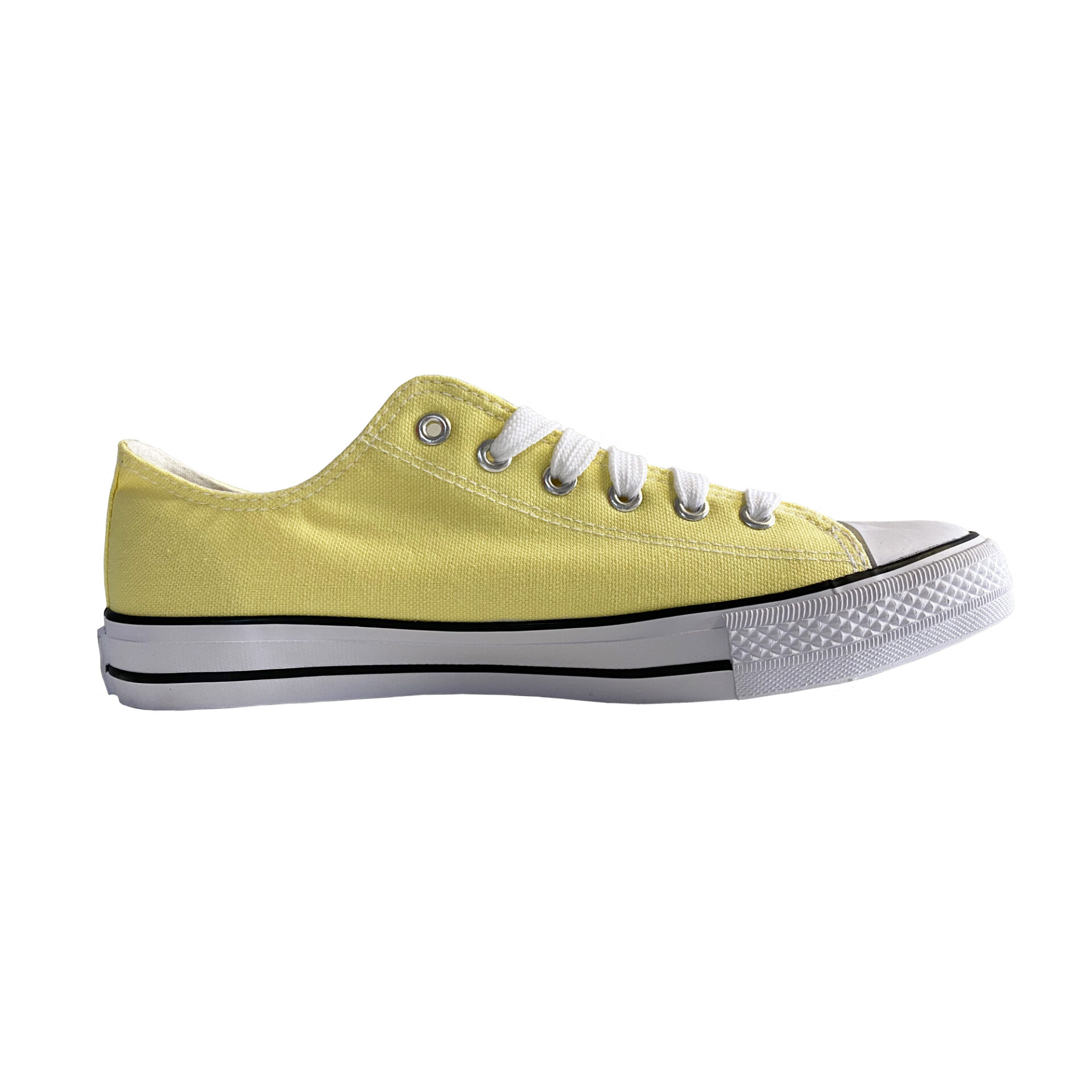 Sneaker Low, gelb, Canvas